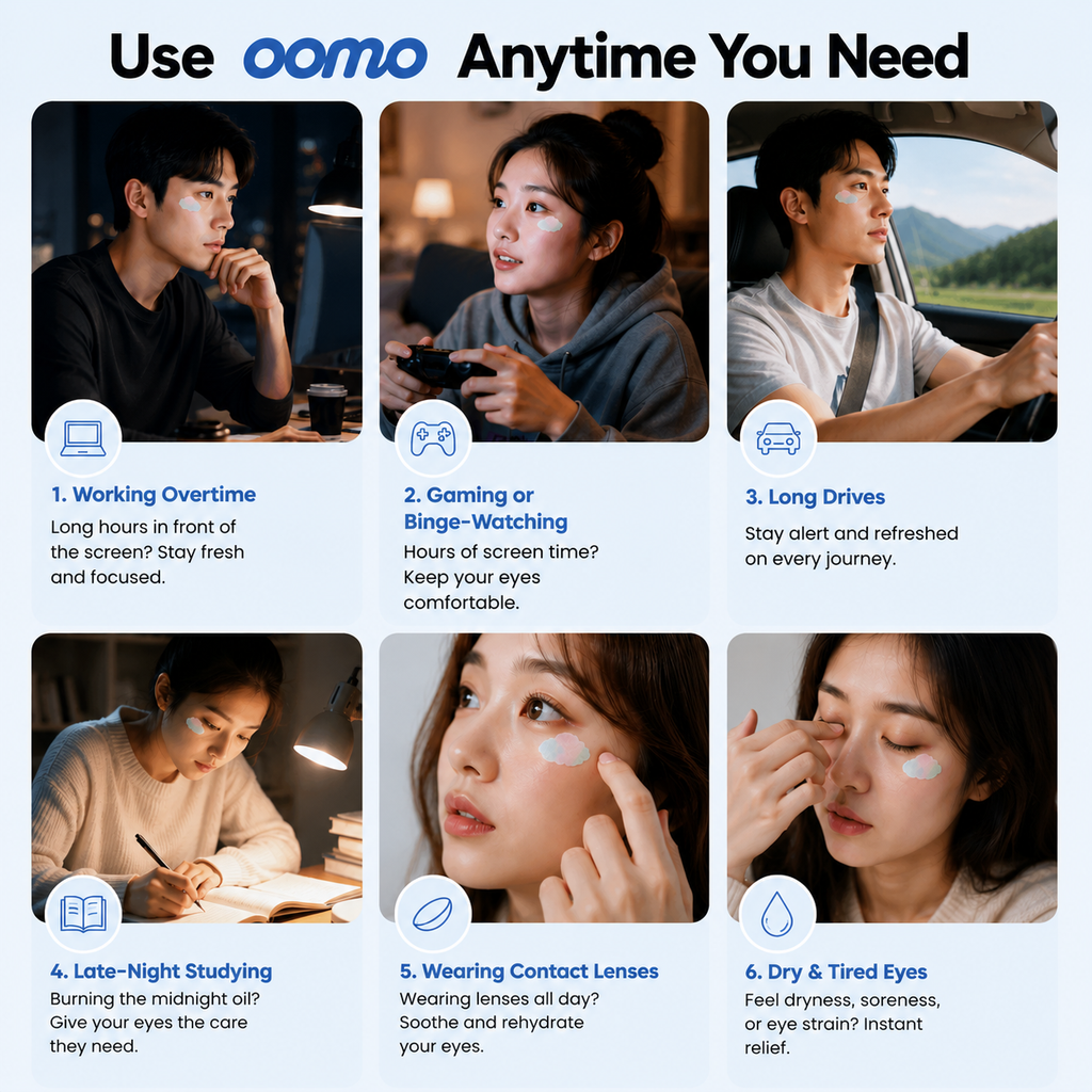 OOMO Dream Herbal Eye Relief Patch